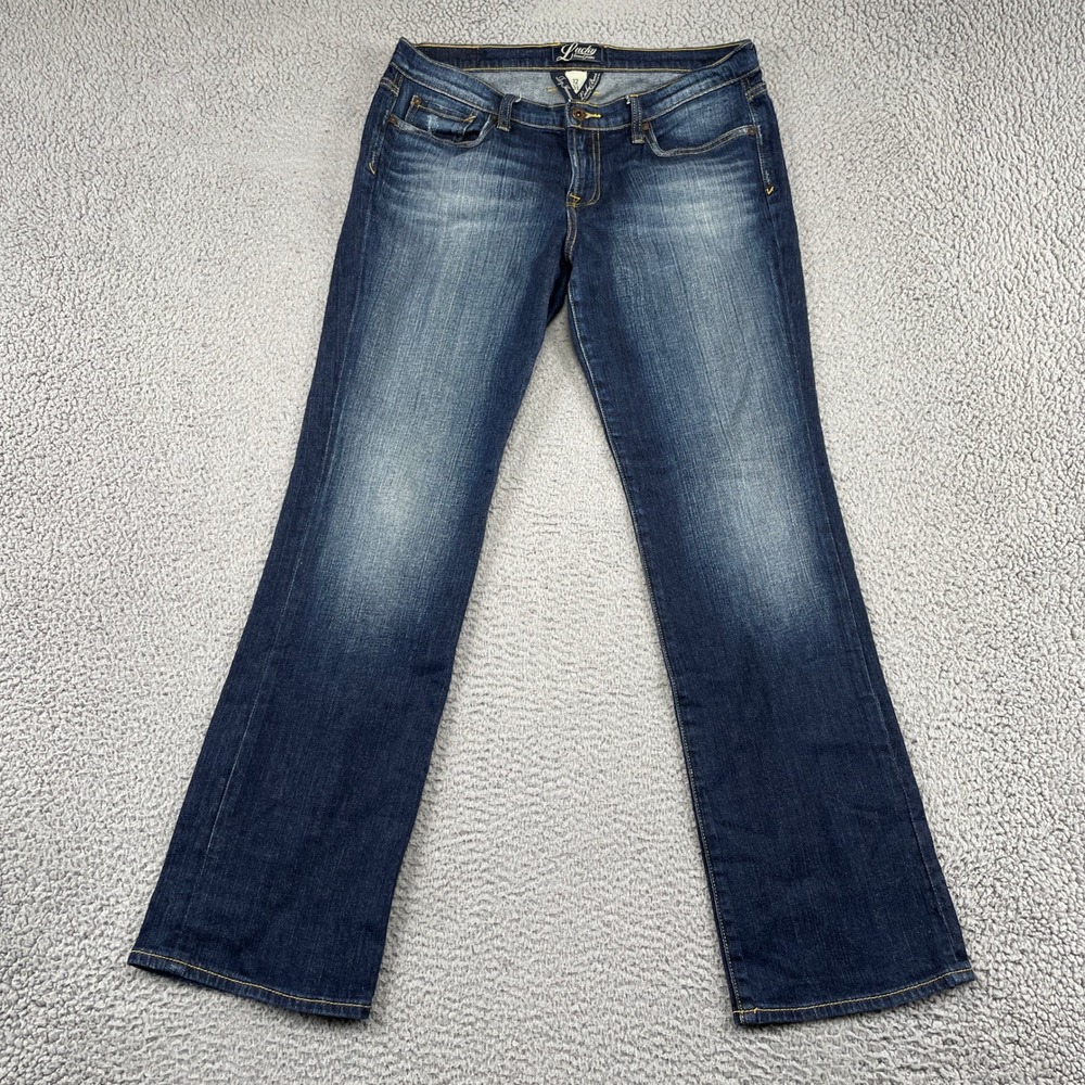 Lucky Brand Jeans Womens 12/31 Blue Ashford Classic Rider Straight Leg Jeans